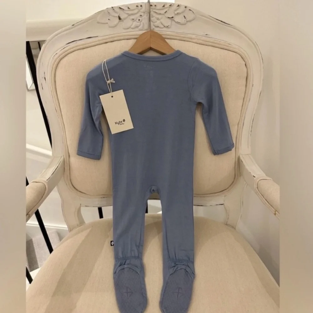 *SOLD OUT* Kyte Baby 12~18 Mth Bamboo Zippered Footie NWT - Picture 3 of 5